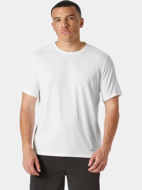 Helly Hansen Shine Solen T-Shirt férfi rövid ujjú sport póló fehér színben 2