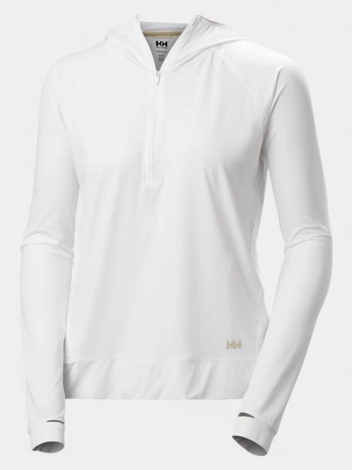 Helly Hansen W Shine Solen 1/2 Zip Hoodie női hosszú ujjú póló fehér színben 6
