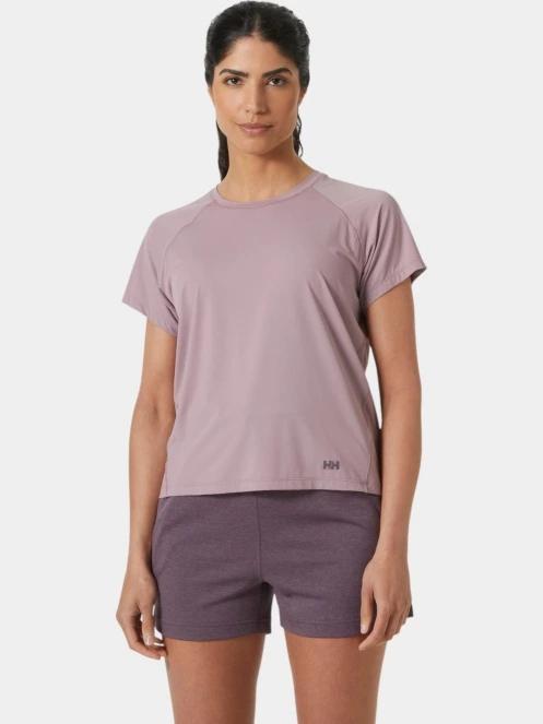 Helly Hansen W Shine Solen T-Shirt női rövid ujjú póló lila színben 2