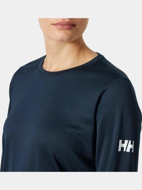 Helly Hansen W Hh Tech Crew Ls 2.0 női hosszú ujjú póló sötétkék színben 4