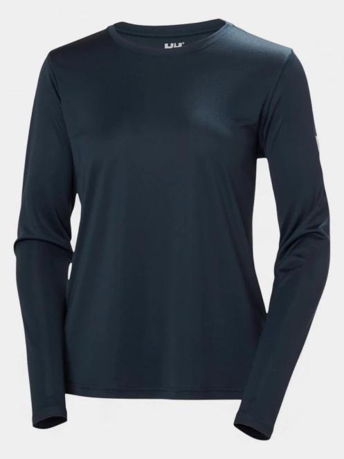 Helly Hansen W Hh Tech Crew Ls 2.0 női hosszú ujjú póló sötétkék színben 5