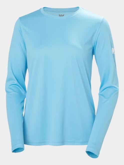Helly Hansen W Hh Tech Crew Ls 2.0 női hosszú ujjú póló világoskék színben 5