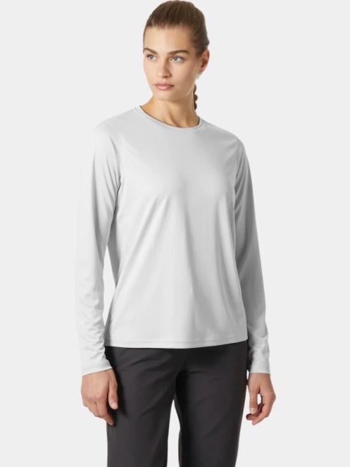 Helly Hansen W Hh Tech Crew Ls 2.0 női hosszú ujjú póló szürke színben 2
