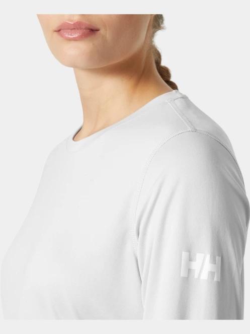 Helly Hansen W Hh Tech Crew Ls 2.0 női hosszú ujjú póló szürke színben 4