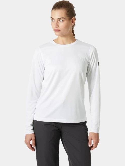 Helly Hansen W Hh Tech Crew Ls női hosszú ujjú sport póló fehér színben 2