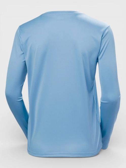 Helly Hansen W Hh Tech Crew Ls női hosszú ujjú sport póló világoskék színben 6