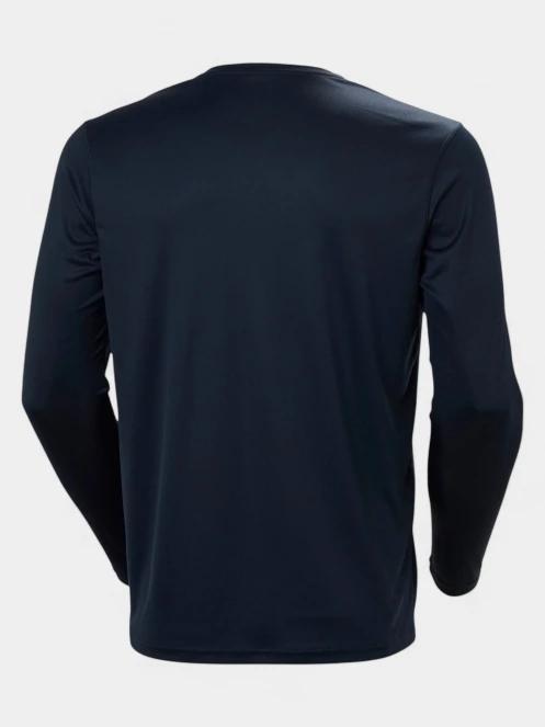 Helly Hansen Hh Tech Crew Ls 2.0 férfi hosszú ujjú sport póló sötétkék színben 6