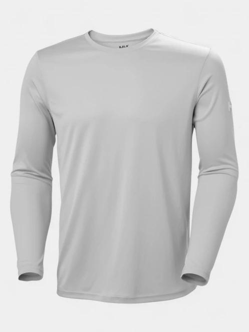 Helly Hansen Hh Tech Crew Ls 2.0 férfi hosszú ujjú sport póló szürke színben 5