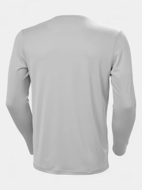 Helly Hansen Hh Tech Crew Ls 2.0 férfi hosszú ujjú sport póló szürke színben 6