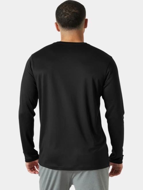 Helly Hansen Hh Tech Crew Ls 2.0 férfi hosszú ujjú sport póló fekete színben 3