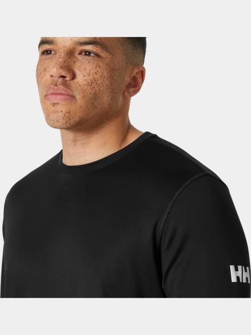 Helly Hansen Hh Tech Crew Ls 2.0 férfi hosszú ujjú sport póló fekete színben 4