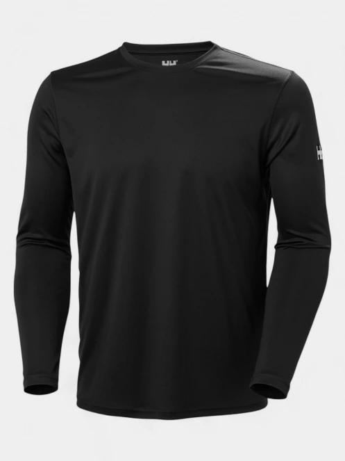 Helly Hansen Hh Tech Crew Ls 2.0 férfi hosszú ujjú sport póló fekete színben 5