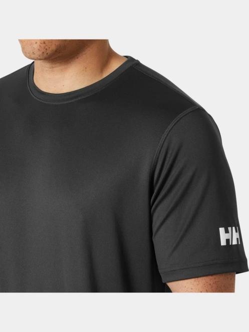 Helly Hansen Hh Tech T-Shirt 2.0 férfi rövid ujjú sport póló fekete színben 4