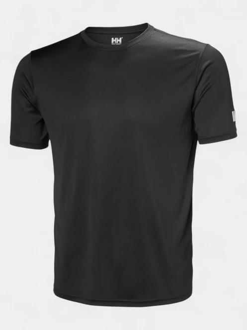 Helly Hansen Hh Tech T-Shirt 2.0 férfi rövid ujjú sport póló fekete színben 5