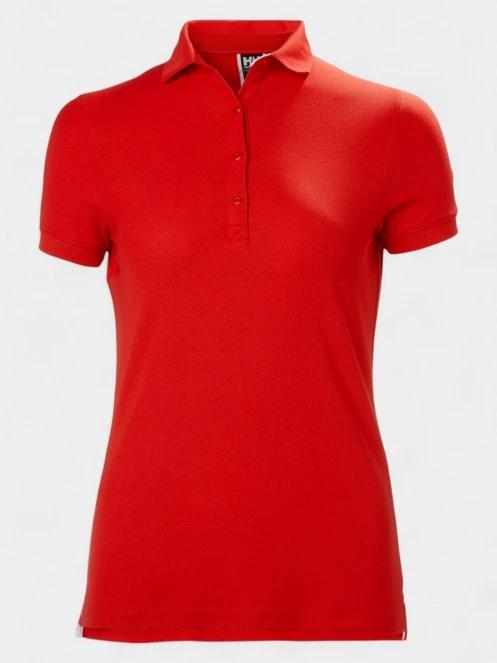 Helly Hansen W Crewline Polo női galléros póló piros színben 2