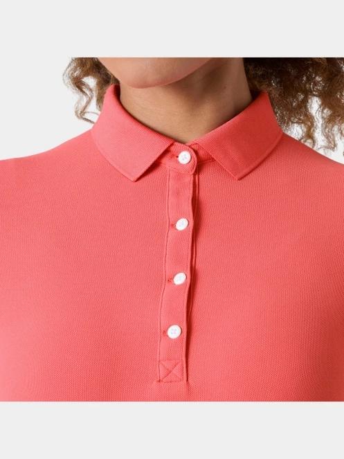 Helly Hansen W Crewline Polo női galléros póló rózsaszín színben 6