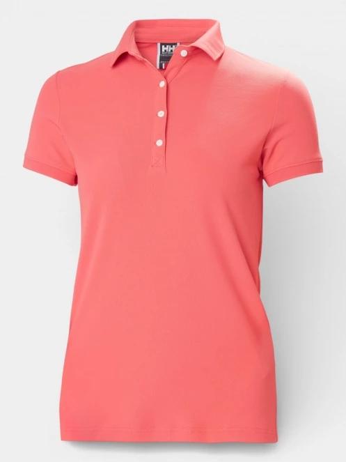 Helly Hansen W Crewline Polo női galléros póló rózsaszín színben 7