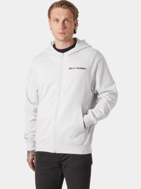 Helly Hansen Core Zip Hoodie férfi kapucnis pulóver szürke színben 2