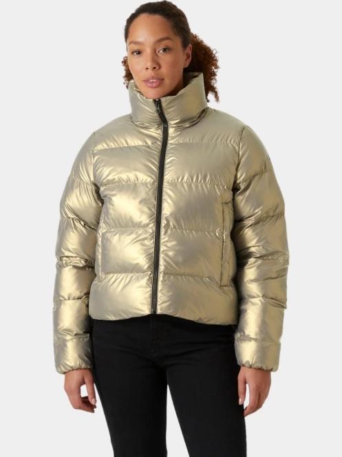 Helly Hansen W Jade Puffer Jacket női steppelt átmeneti kabát sárga színben 2