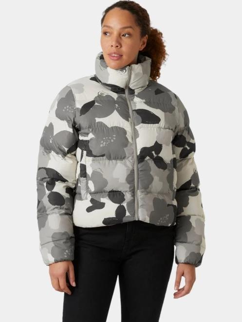 Helly Hansen W Jade Puffer Jacket női steppelt átmeneti kabát szürke színben 2