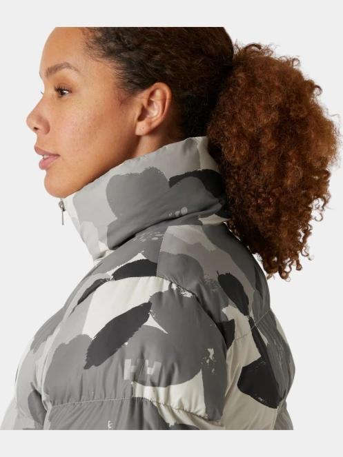 Helly Hansen W Jade Puffer Jacket női steppelt átmeneti kabát szürke színben 4