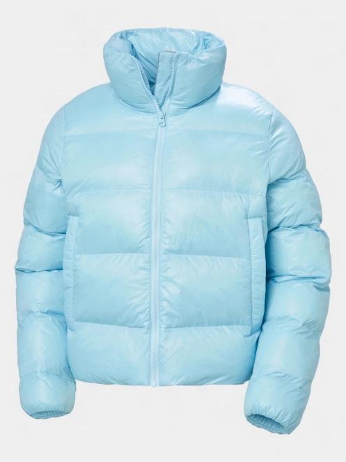 Helly Hansen W Jade Puffer Jacket női steppelt átmeneti kabát világoskék színben 7