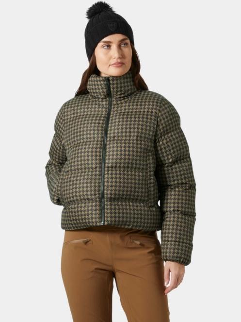 Helly Hansen W Jade Puffer Jacket női steppelt átmeneti kabát oliva színben 2