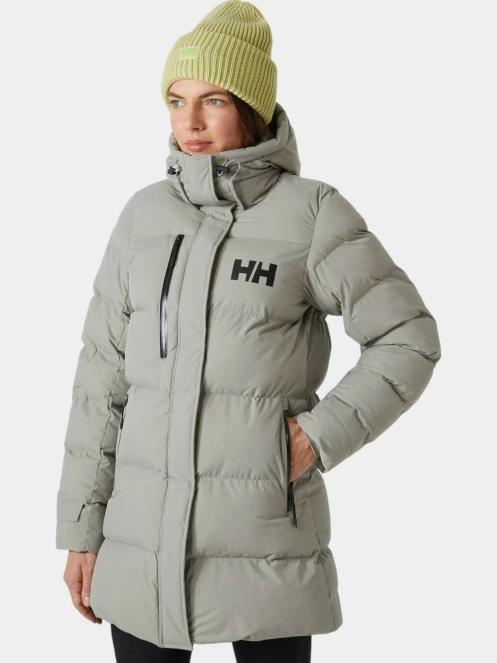 Helly Hansen W Adore Puffy Parka női télikabát szürke színben 2