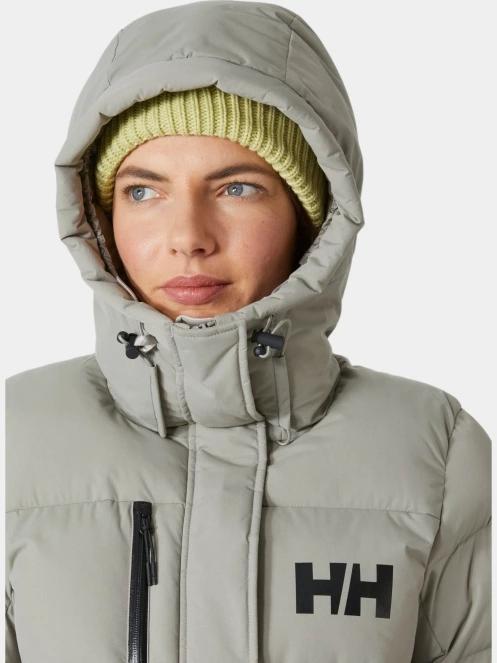 Helly Hansen W Adore Puffy Parka női télikabát szürke színben 5