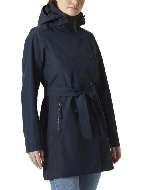 Helly Hansen W Welsey Ii Trench női esőkabát sötétkék színben 2