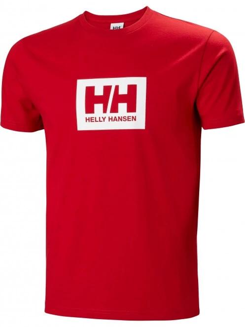 Helly Hansen Hh Box T férfi rövid ujjú póló piros színben 4