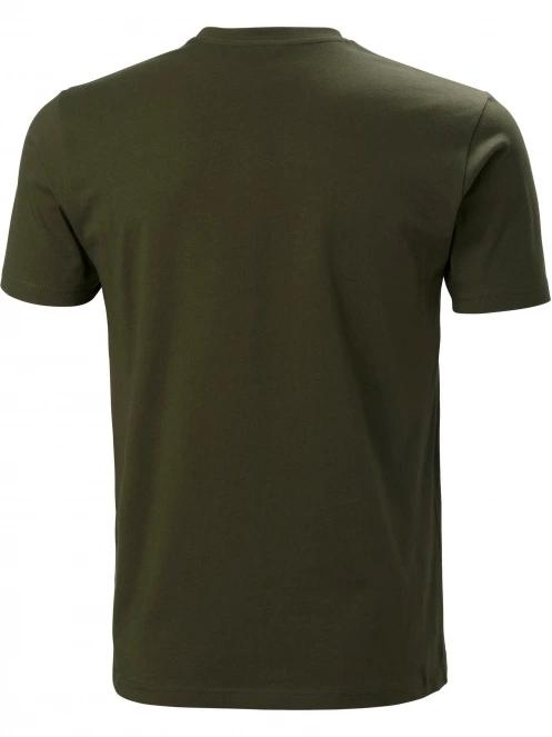 Helly Hansen Hh Box T férfi rövid ujjú póló oliva színben 5