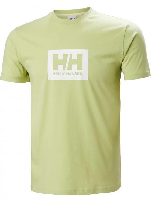 Helly Hansen Hh Box T férfi rövid ujjú póló zöld színben 4