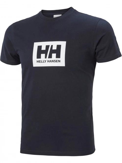 Helly Hansen Hh Box T férfi rövid ujjú póló sötétkék színben 2