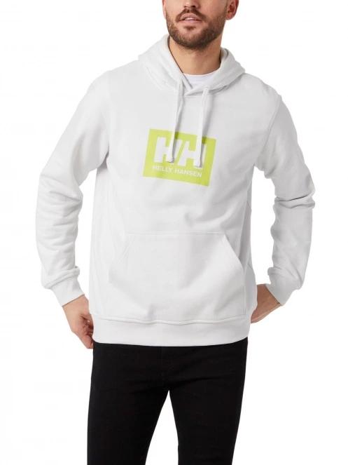 Helly Hansen Hh Box Hoodie férfi kapucnis pulóver fehér színben 2