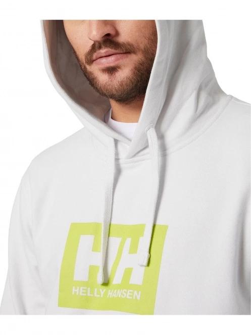 Helly Hansen Hh Box Hoodie férfi kapucnis pulóver fehér színben 4