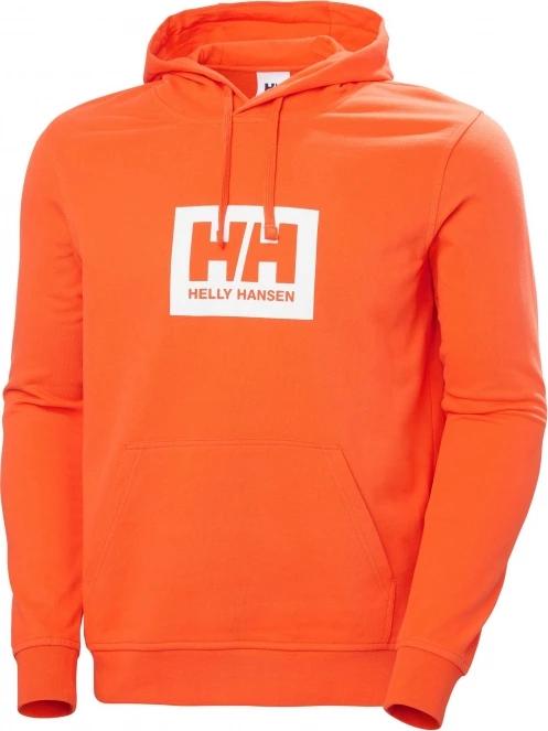 Helly Hansen Hh Box Hoodie férfi kapucnis pulóver narancssárga színben 5
