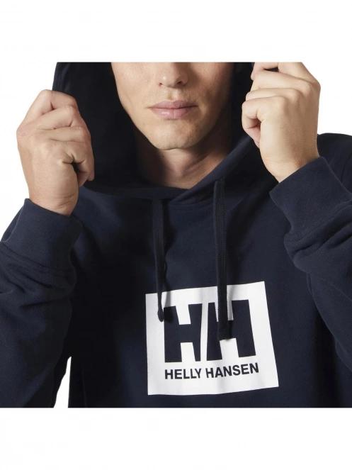 Helly Hansen Hh Box Hoodie férfi kapucnis pulóver sötétkék színben 4