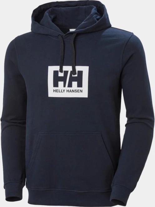 Helly Hansen Hh Box Hoodie férfi kapucnis pulóver sötétkék színben 6