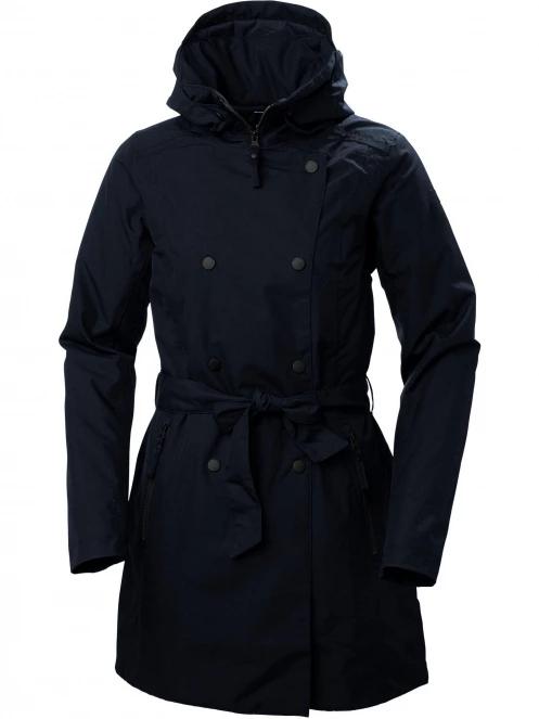 Helly Hansen W Welsey Ii Trench Insulated női átmeneti kabát sötétkék színben 2