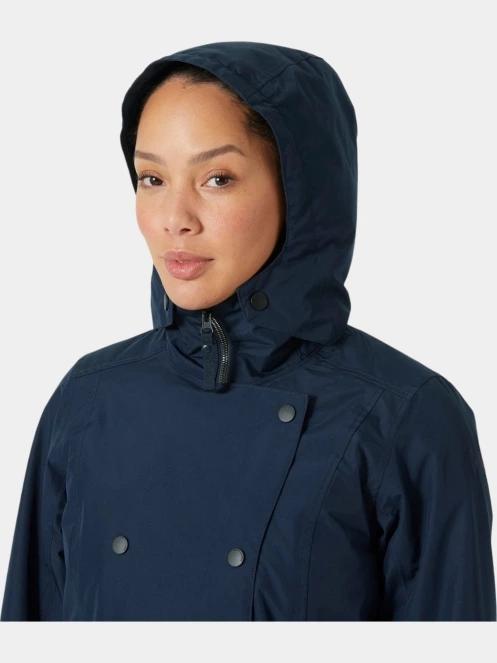Helly Hansen W Welsey Ii Trench Insulated női esőkabát sötétkék színben 4
