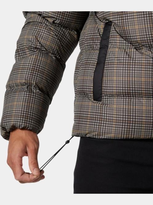 Helly Hansen Oslo Graphic Puffy férfi átmeneti kabát barna színben 4