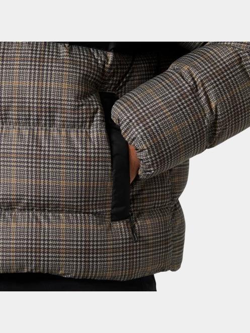 Helly Hansen Oslo Graphic Puffy férfi átmeneti kabát barna színben 5