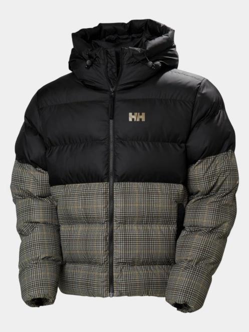 Helly Hansen Oslo Graphic Puffy férfi átmeneti kabát barna színben 7