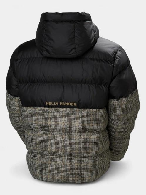 Helly Hansen Oslo Graphic Puffy férfi átmeneti kabát barna színben 8