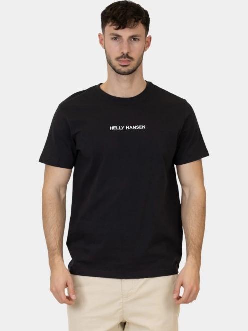 Helly Hansen Core T-Shirt férfi rövid ujjú póló fekete színben 2