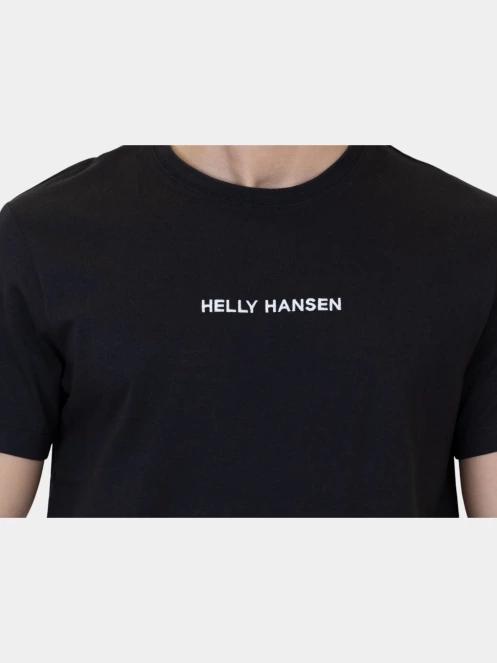 Helly Hansen Core T-Shirt férfi rövid ujjú póló fekete színben 6