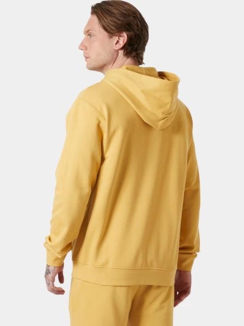 Helly Hansen Core Hoodie férfi kapucnis pulóver sárga színben 3