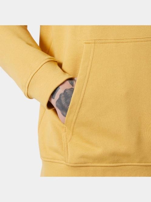 Helly Hansen Core Hoodie férfi kapucnis pulóver sárga színben 4