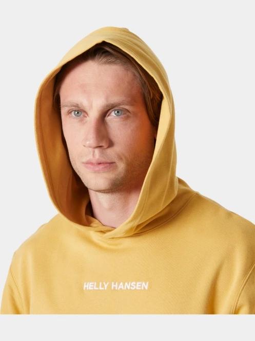Helly Hansen Core Hoodie férfi kapucnis pulóver sárga színben 5